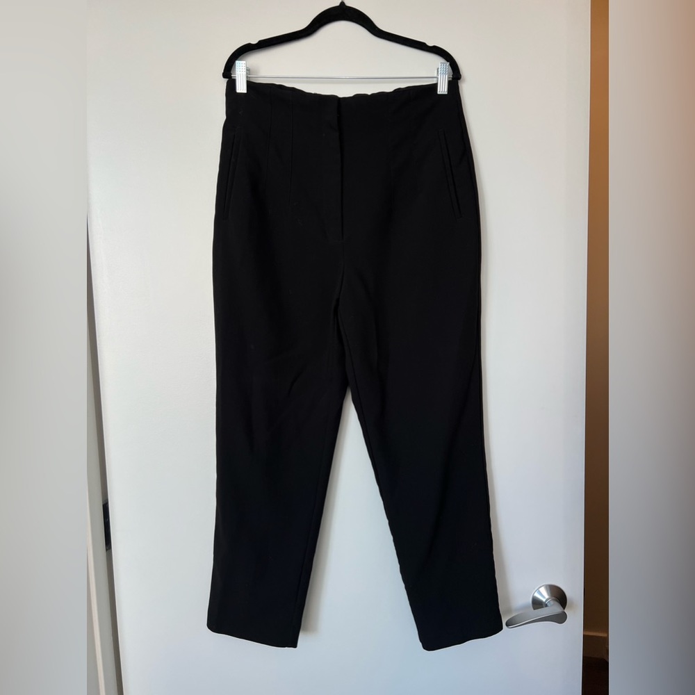 Black Zara High-Waisted Pants